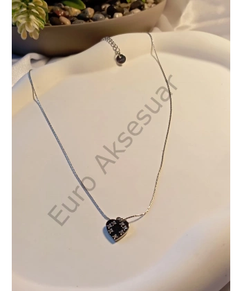 SİLVER MİNİMAL ÇELİK KOLYE