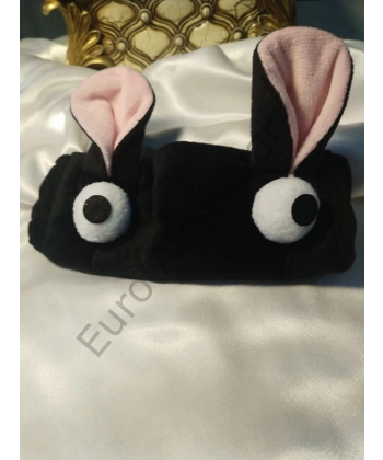 Siyah Renk Göz Detaylı Saç Bandı