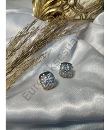 VIP Taş Detaylı Küpe