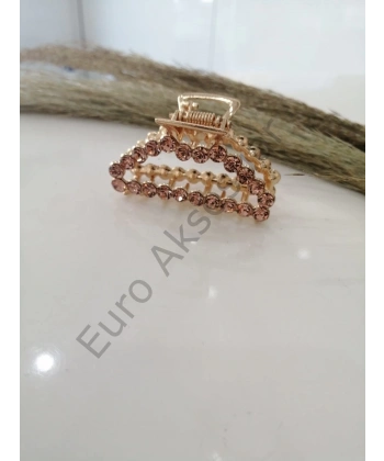 Zirkon Taşlı Mandal Toka