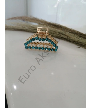 Zirkon Taşlı Mandal Toka