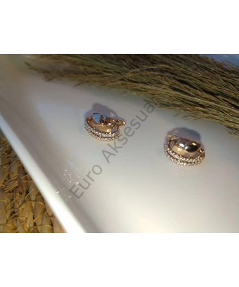 Zirkon Taşlı Vip Küpe