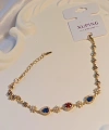 Kırmızı - Lacivert Zirkon Taşlı Vip Xuping Jewelry Bileklik
