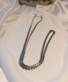 Gümüş Renk Zincir Detay Xuping Jewelry Kolye 60 cm