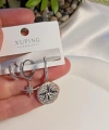 Zirkon Taşlı Silver Xuping Jewelry Üçlü Küpe