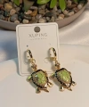 Kaplumbağa Figürlü Xuping Jewelry VIP Tasarım Küpe