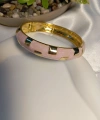 Pembe Mineli Şık Vip Bileklik