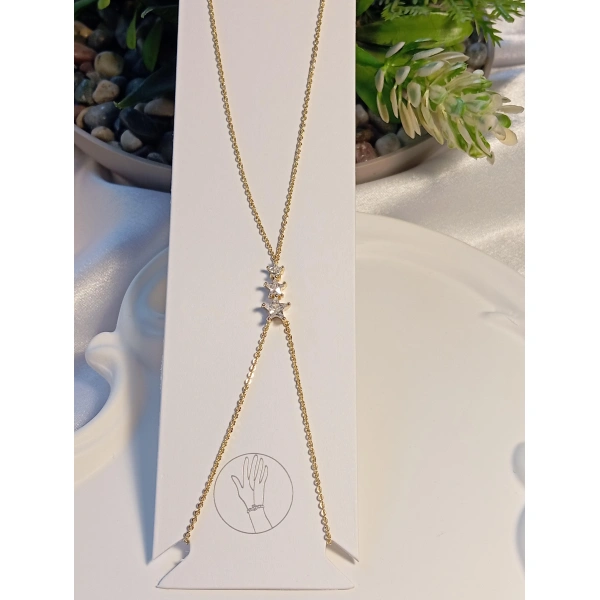 Yıldız Detaylı Vip 14 K Kaplama Şahmaran