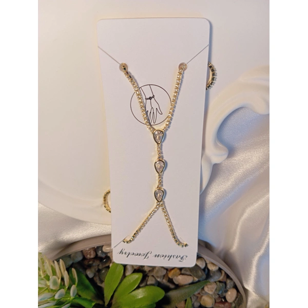 Damla Taş Detaylı Vip Şahmaran - 14 K Kaplama