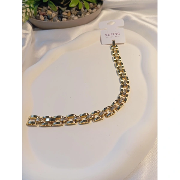 Zirkon Taşlı Kare Xuping Jewelry Vip Bileklik