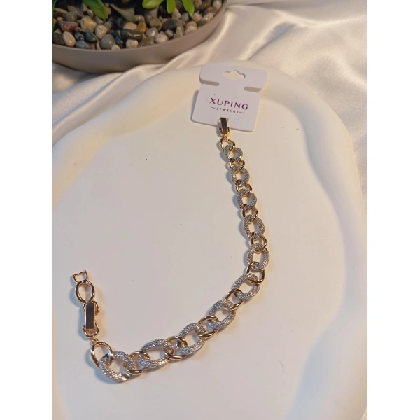 Rose Zirkon Taşlı Xuping Jewelry Vip Bileklik