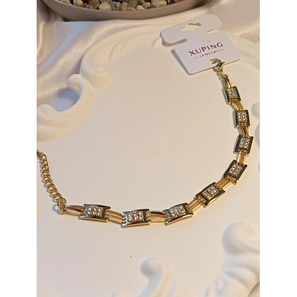 Vip Bileklik Taşlı (14 K Dikdörtgen)