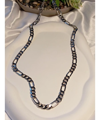 Gümüş Renk Figaro Zincir Xuping Jewelry Vip Kolye