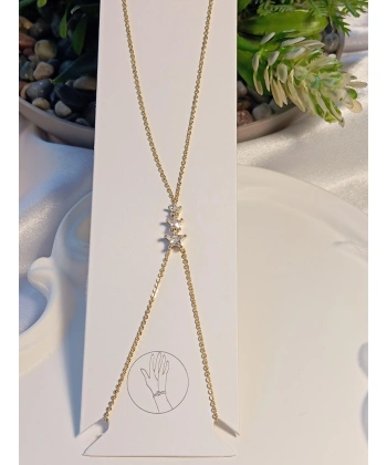 Yıldız Detaylı Vip 14 K Kaplama Şahmaran