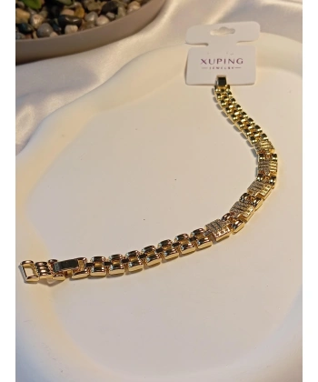 Xuping Jewelry 14 K Kaplama Şık Vip Bileklik
