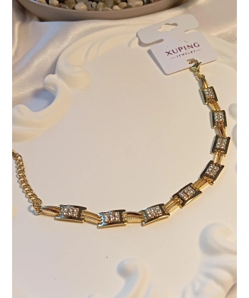 Vip Bileklik Taşlı (14 K Dikdörtgen)