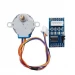 28 BYJ-48 Redüktörlü Step Motor ve ULN2003A Step Motor Sürücü Kartı
