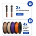 4 PLABS ve 2 Adet QIDI Q2 0.6 Nozzle