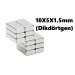 Yuvarlak Neodyum Mıknatıs 10X5X1.5mm (Dikdörtgen)