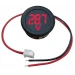 Voltmetre DC 4-100V Led Dijital Ekran Dairesel - Kırmızı