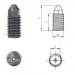 Bambu Lab A1 Upgrade Hotend Uyumlu Çelik Nozzle 0.4mm