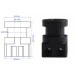E3D V6 Bambu Lab Hotend Adaptör
