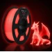 RhinoLab Glow PLA Filament - Red