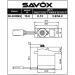 Savox SH0255MG Servo Motor