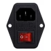 Sigortalı Işıklı Anahtarlı Power Düğmesi | Power Switch
