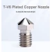 Trianglelab E3D V6 Bakır Kaplı Nozzle 0.6mm