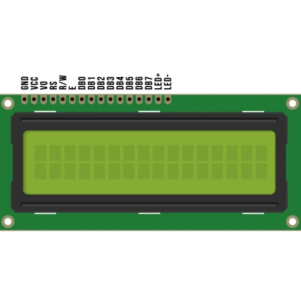 16x02 Arduino LCD Ekran - 1602 Mavi LCD Ekran