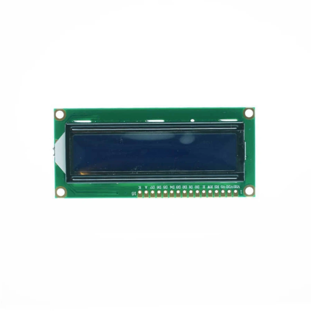 16x2 LCD Ekran - I2C Lehimli Mavi Display