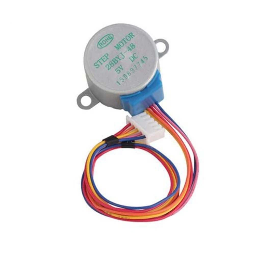 28 BYJ-48 Redüktörlü Step Motor ve ULN2003A Step Motor Sürücü Kartı
