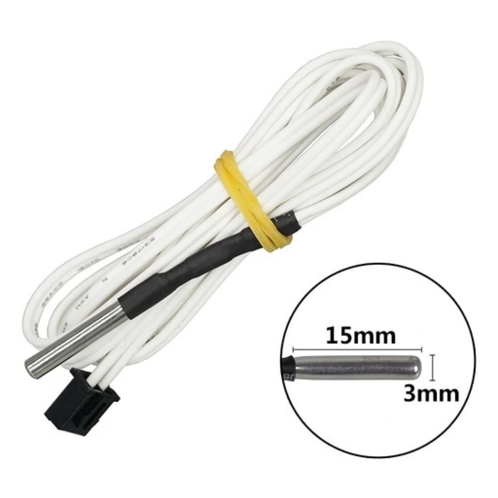 3mm HT-NTC 100K 300 Derece 1,2m Termistör