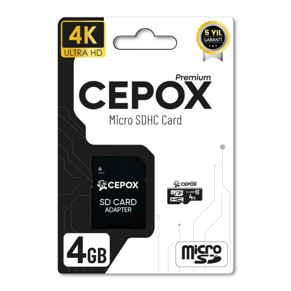 4 GB Micro SD Hafıza Kartı