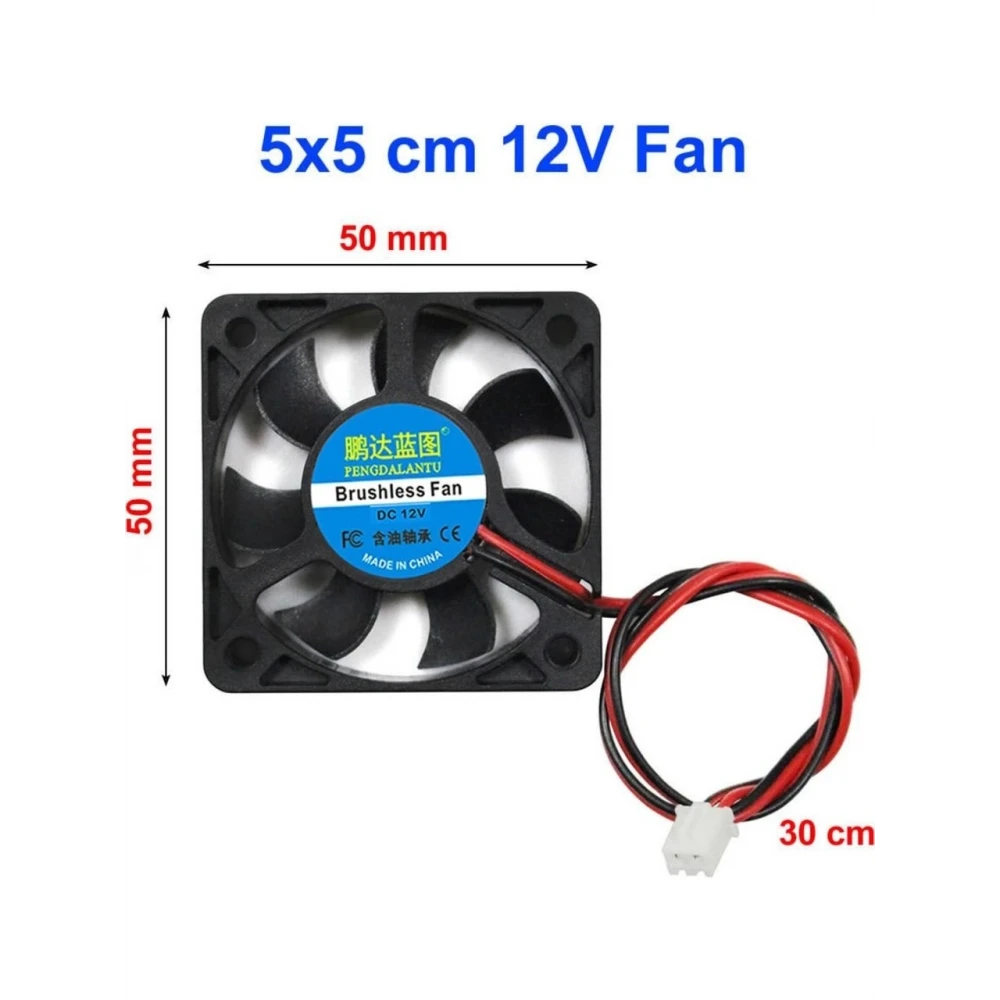 50X50X10 24V Soğutucu Fan