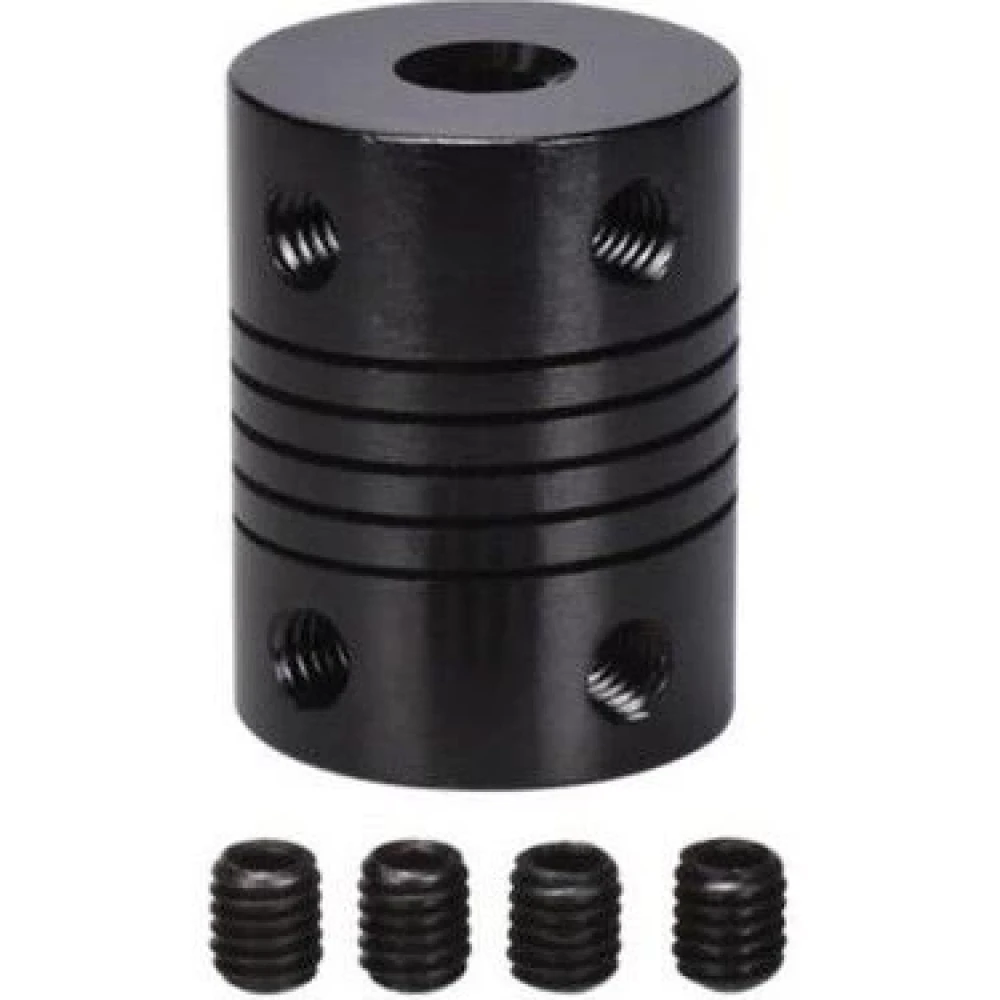 5x5 Esnek Kaplin Siyah 25MM