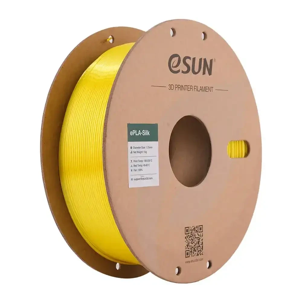 Esun E-Silk PLA+ Filament - Yellow