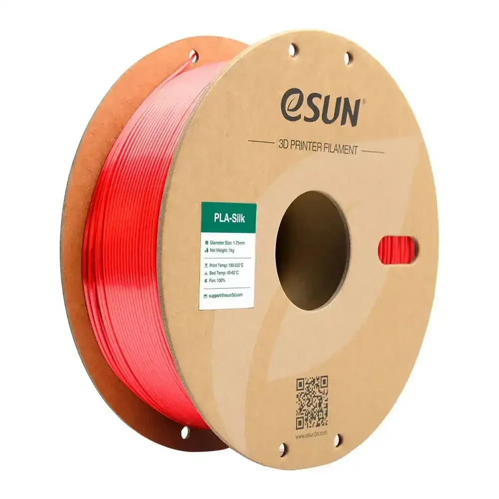 Esun E-Silk PLA+ Filament - Red