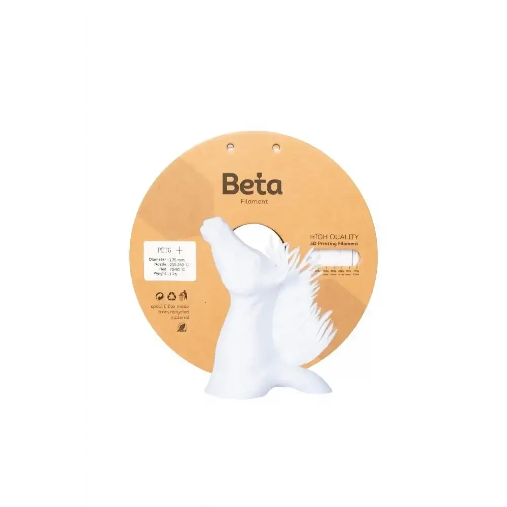 Beta PETG+ Filament - White