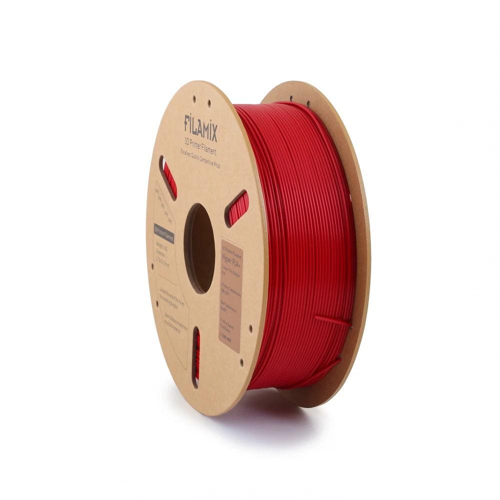 Filamix Rapid PLA+ Filament - Fire Engine Red