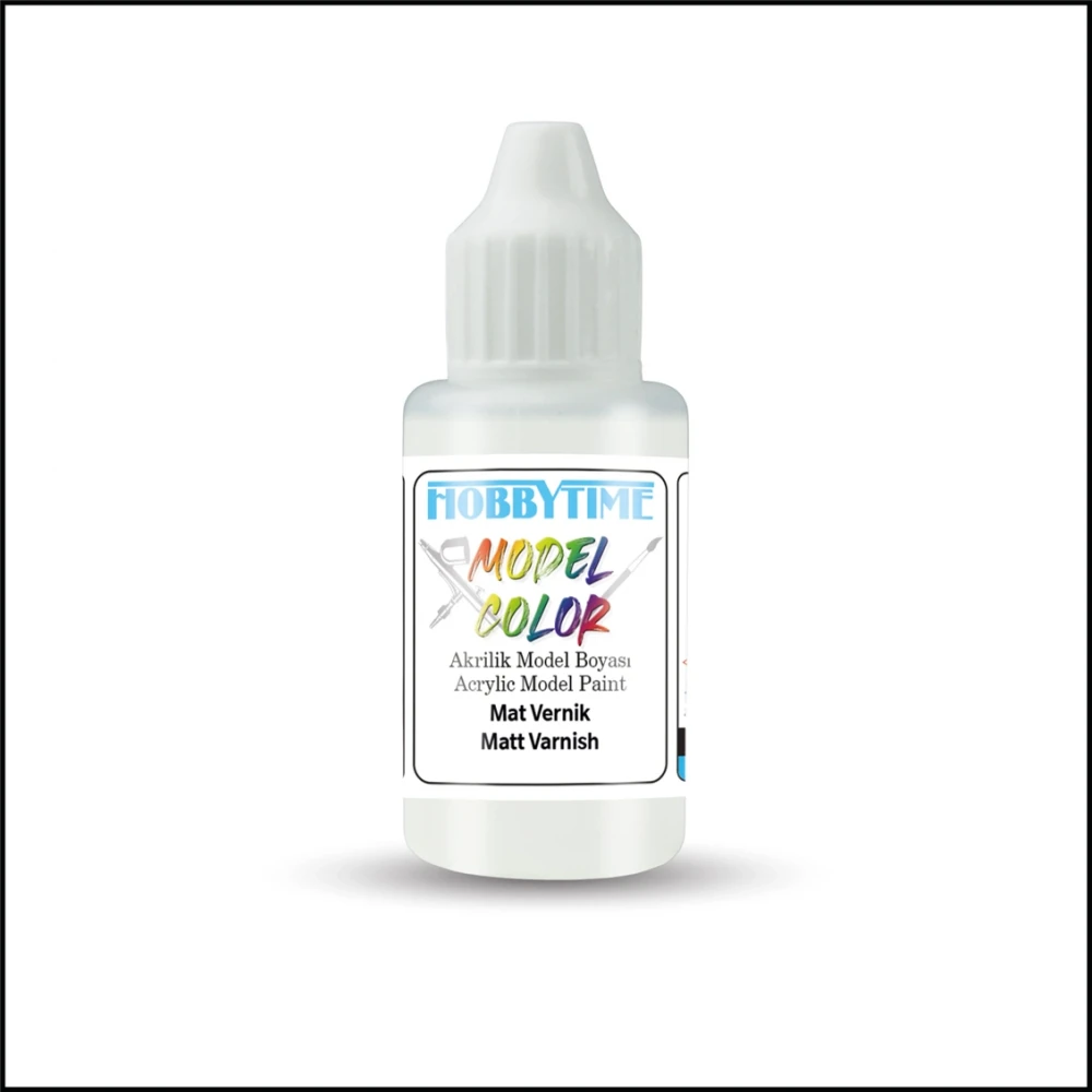 Hobbytime 18 Ml. Akrilik Model Boyası Mat Vernik