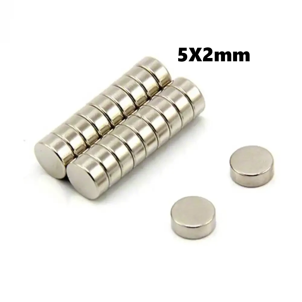Yuvarlak Neodyum Mıknatıs 5X2mm
