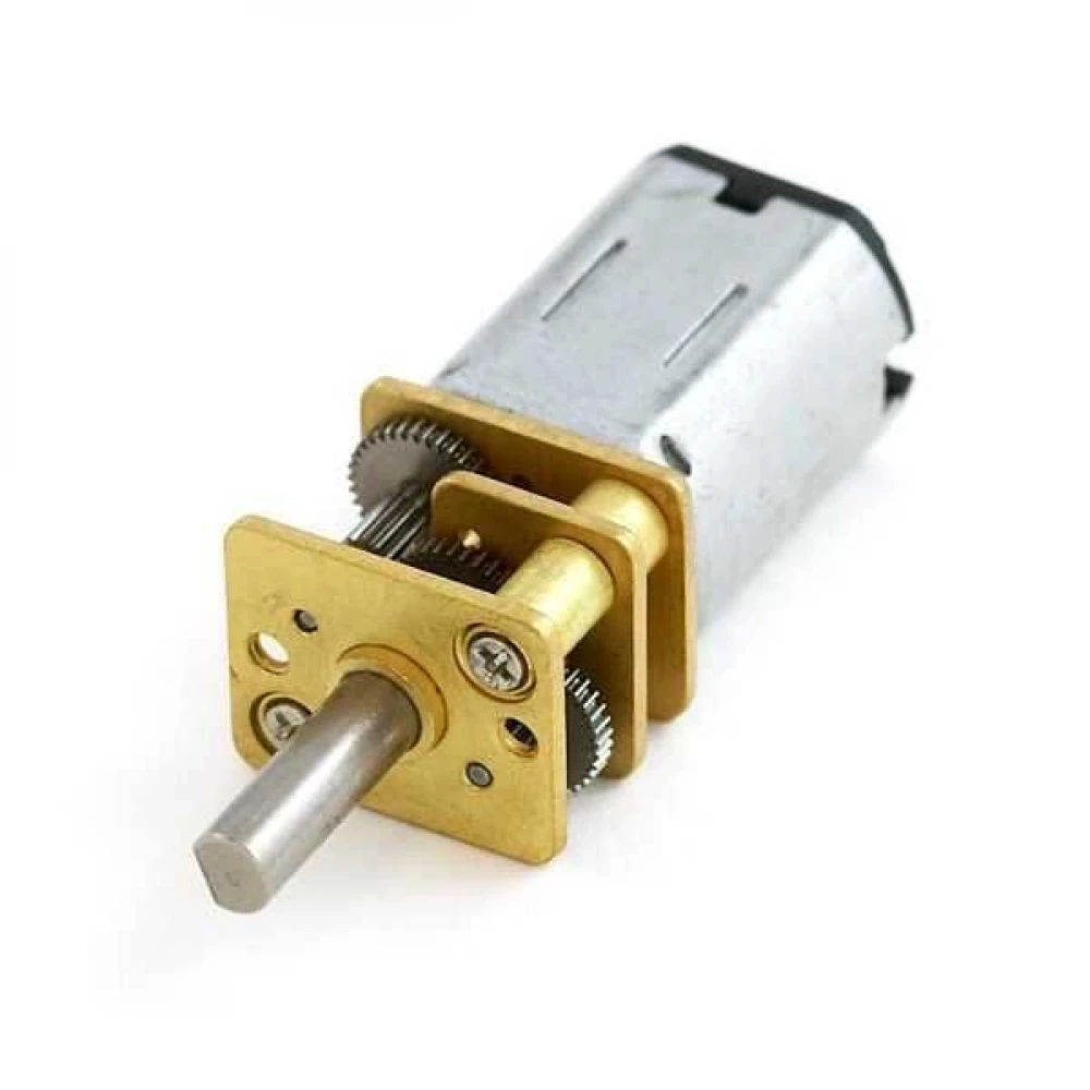Redüktörlü Mikro DC Motor 2000 RPM 12V 12mm