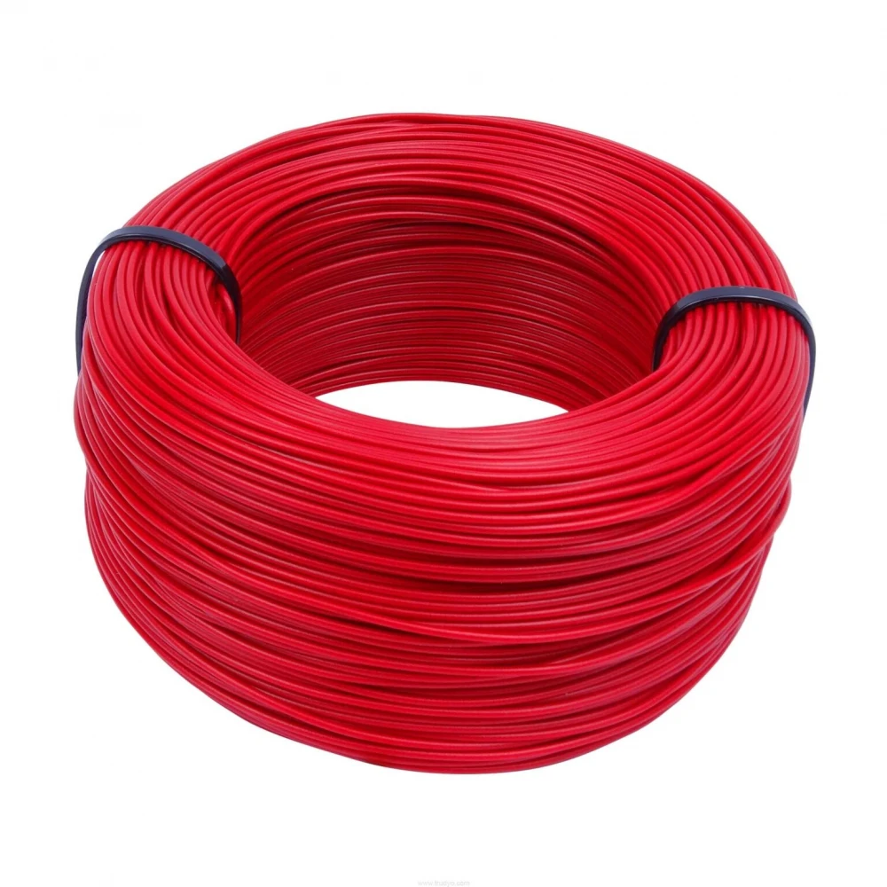 0.22mm Çok Damarlı Montaj Kablosu – 25m Red