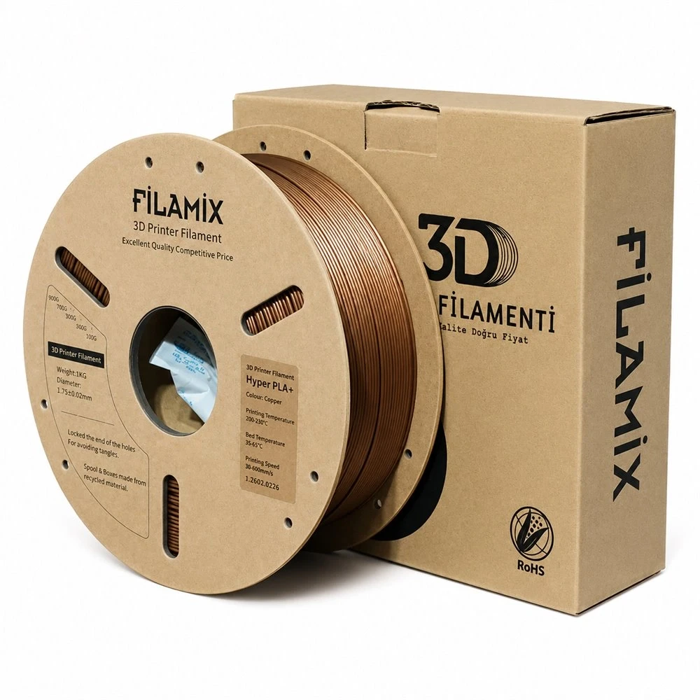 Filamix Rapid PLA+ Filament - Copper