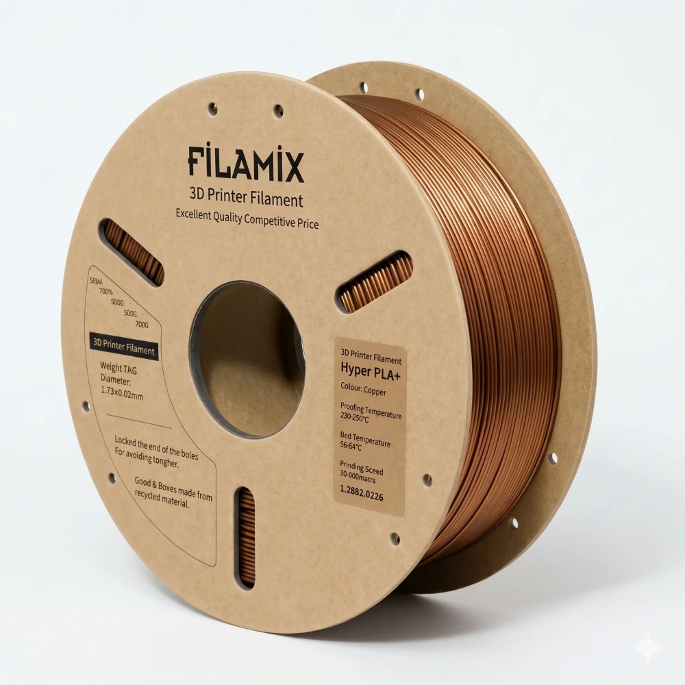 Filamix Rapid PLA+ Filament - Copper