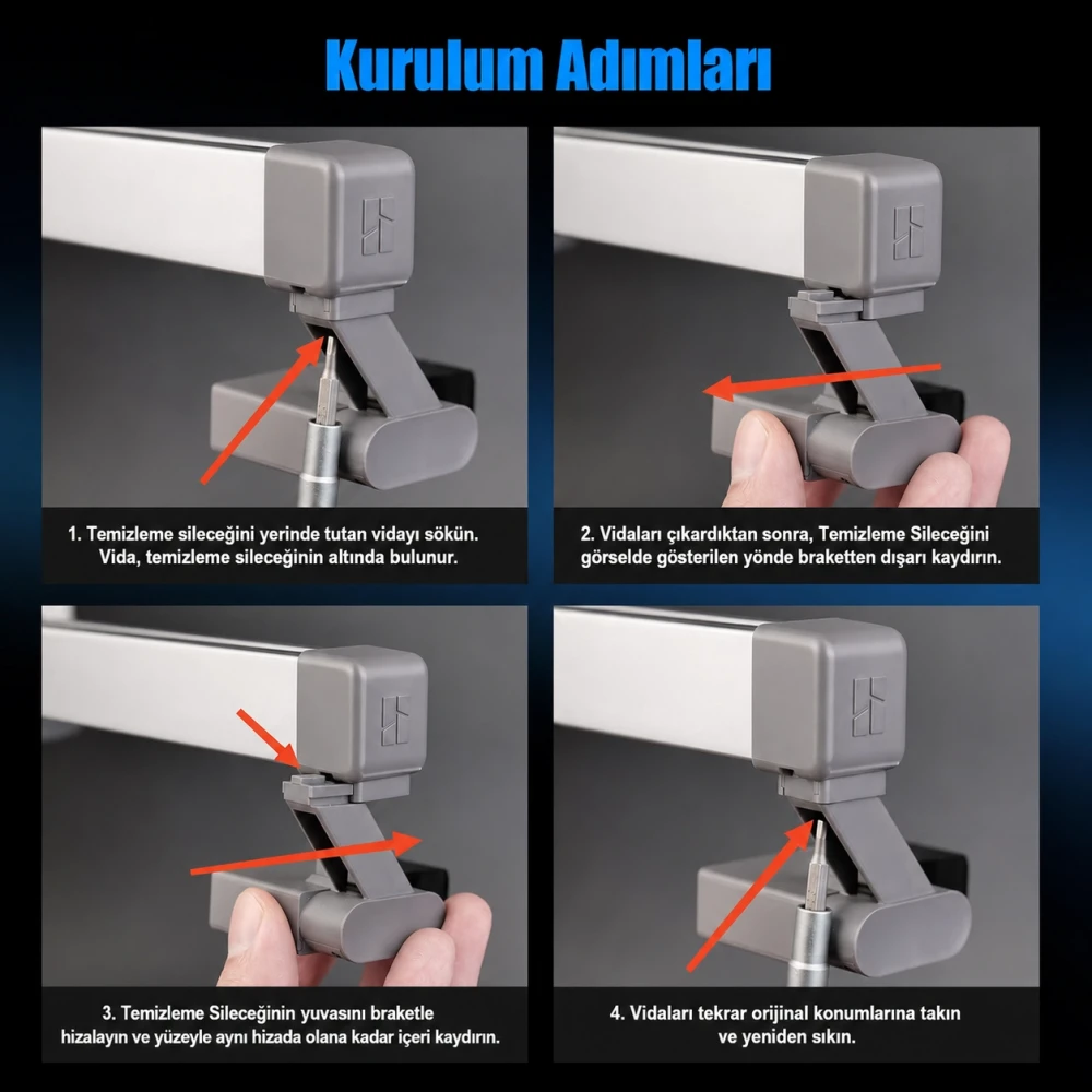 Bambu Lab A1/A1 Mini Uyumlu Purge Wiper Atık Filament Temizleyici
