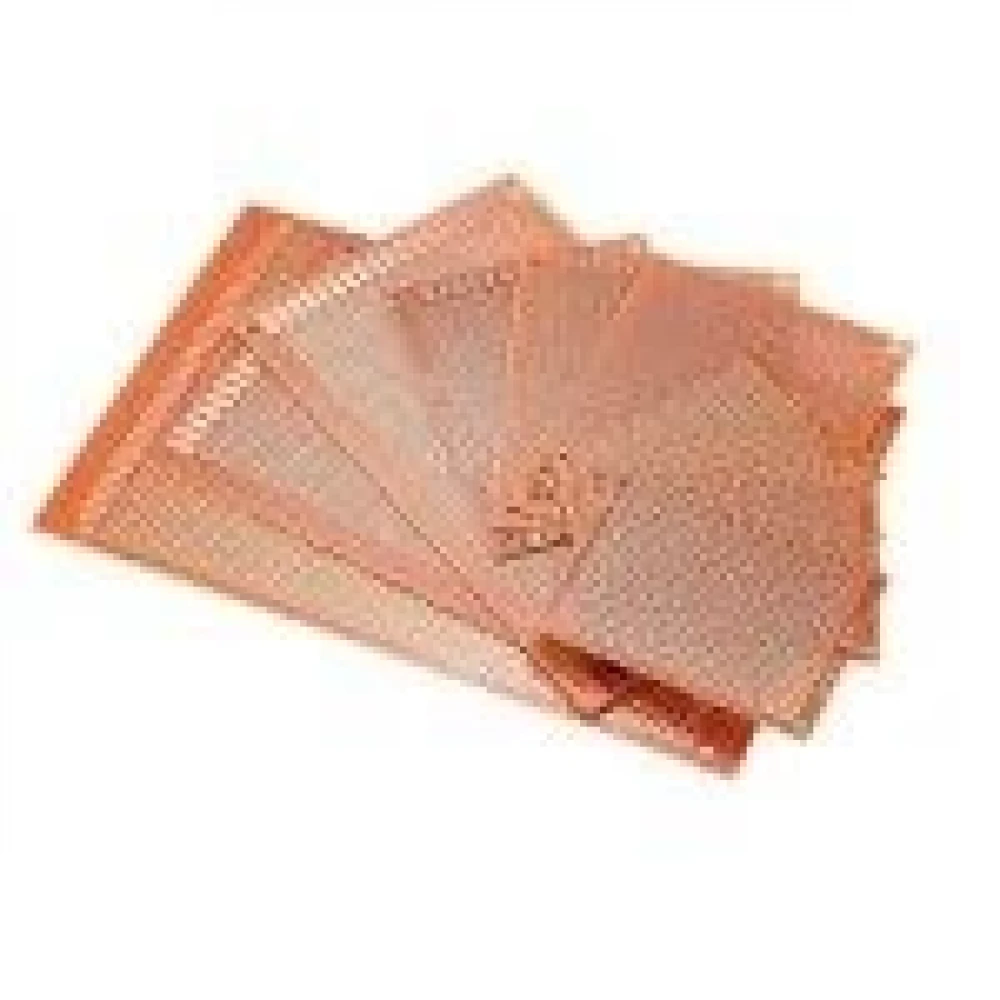 8x15cm Delikli Bakır Plaket