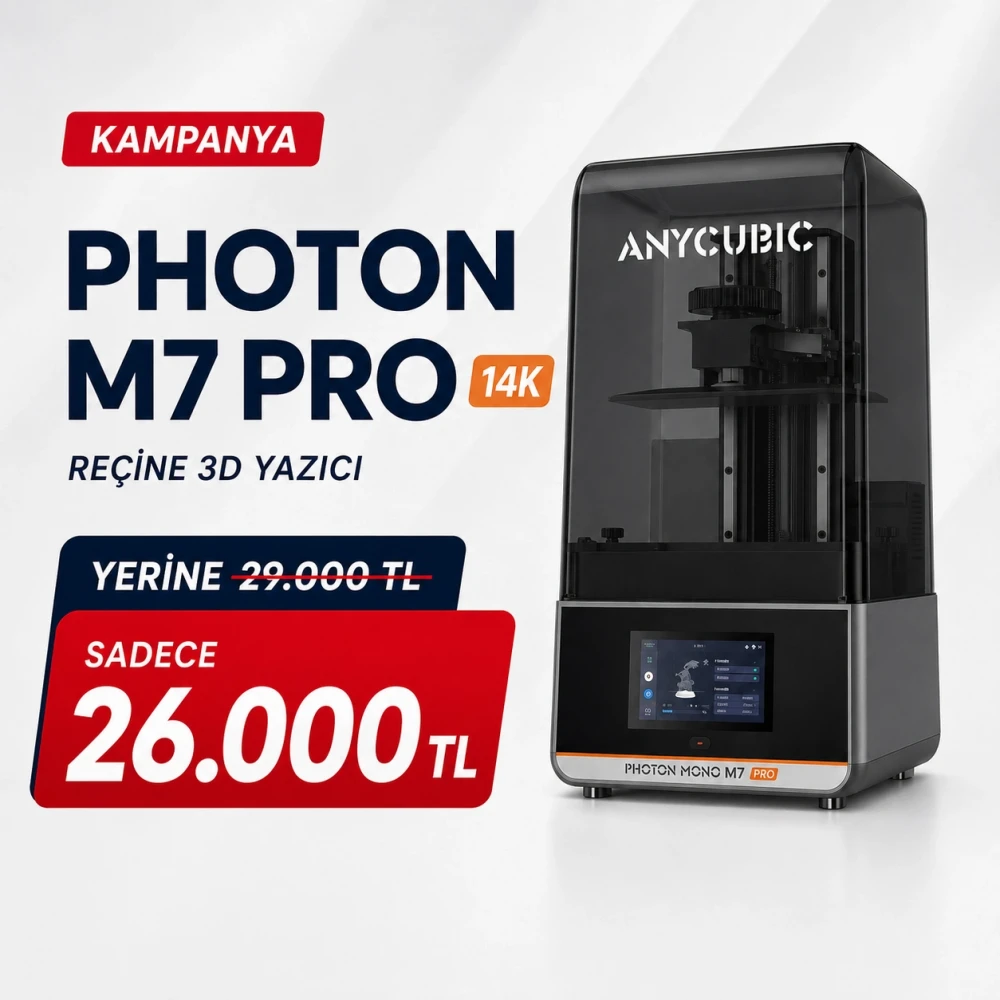 Anycubic Photon M7 Pro 14K Reçine 3D Yazıcı
